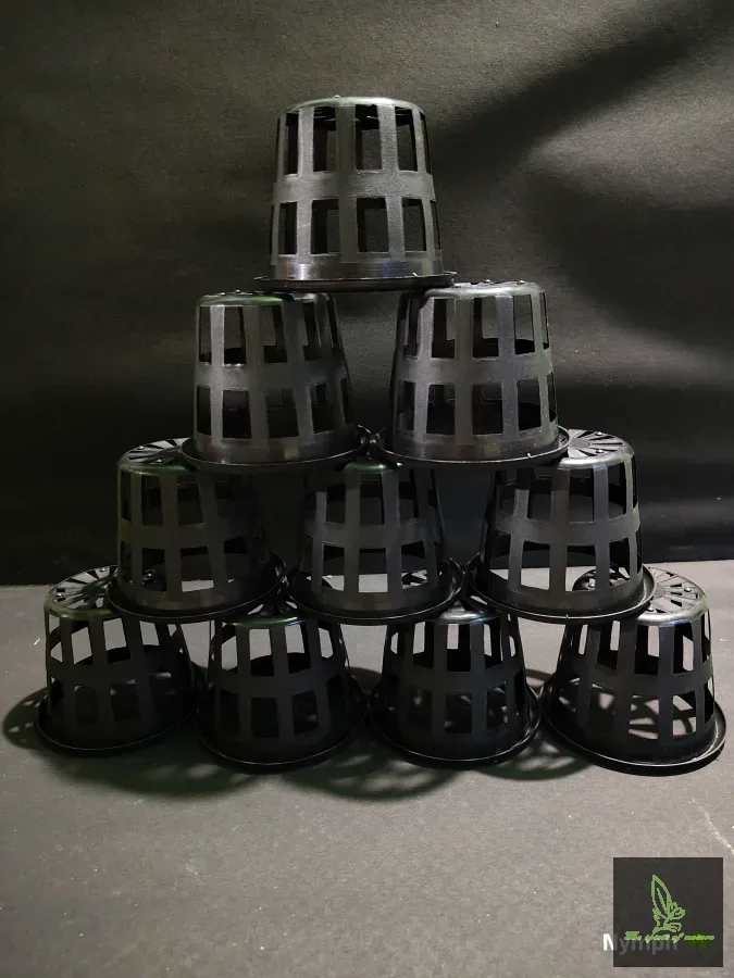 4 inch Black Orchid pot